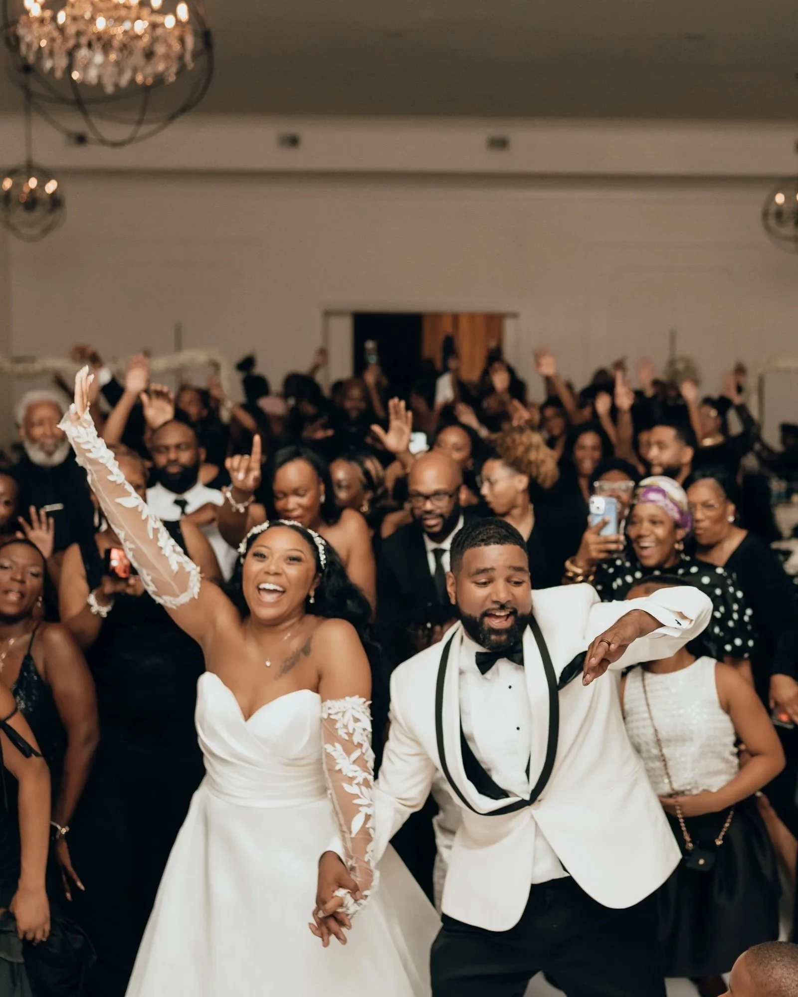 Editorial wedding portrait of Raleigh, NC wedding couple taken by a black photographer.
