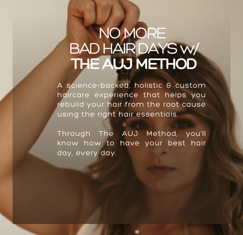 “The Auj Method holistic haircare course for frizzy and damaged hair in Ontario, Canada