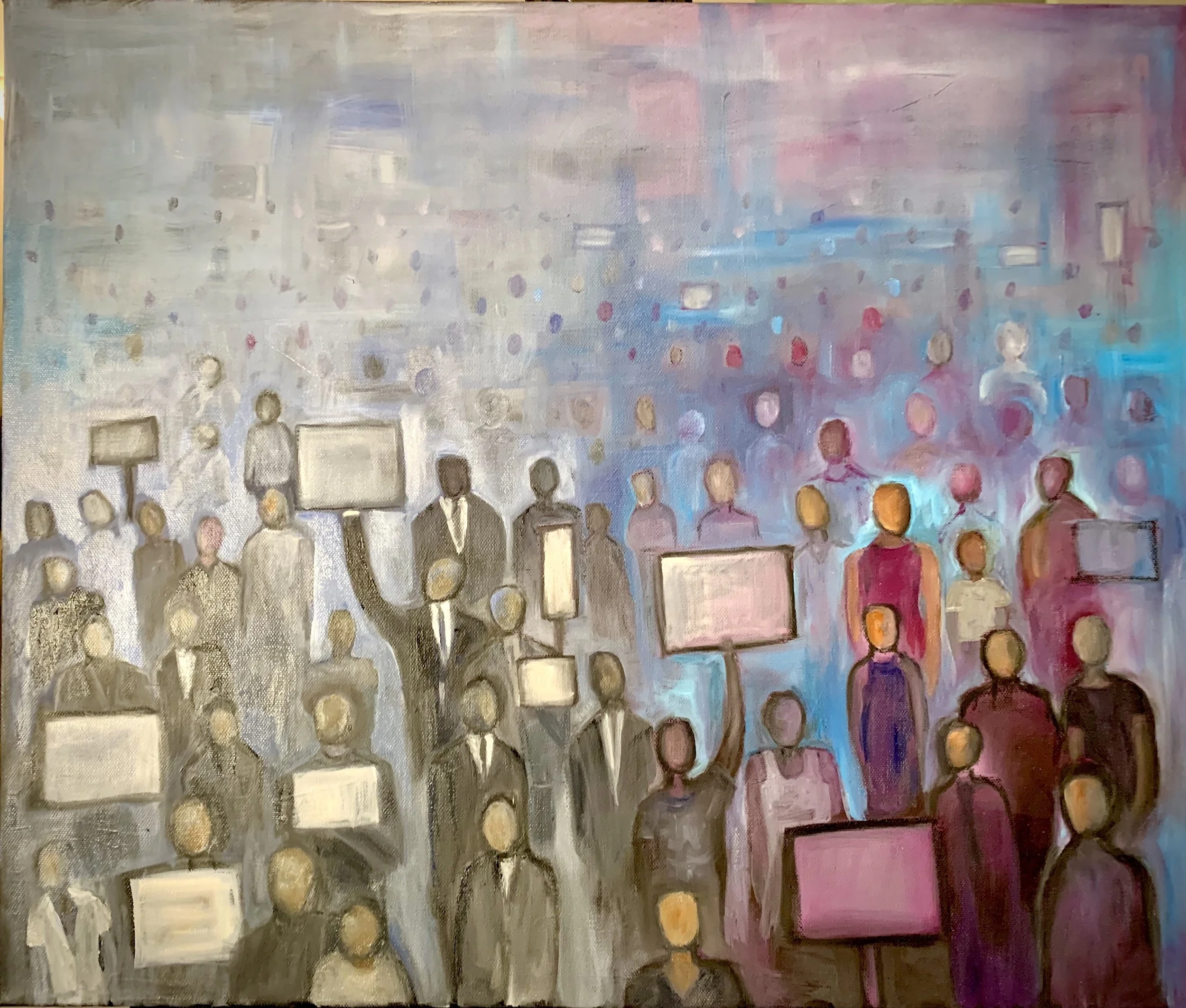 "The More Things Change..." oil on canvas