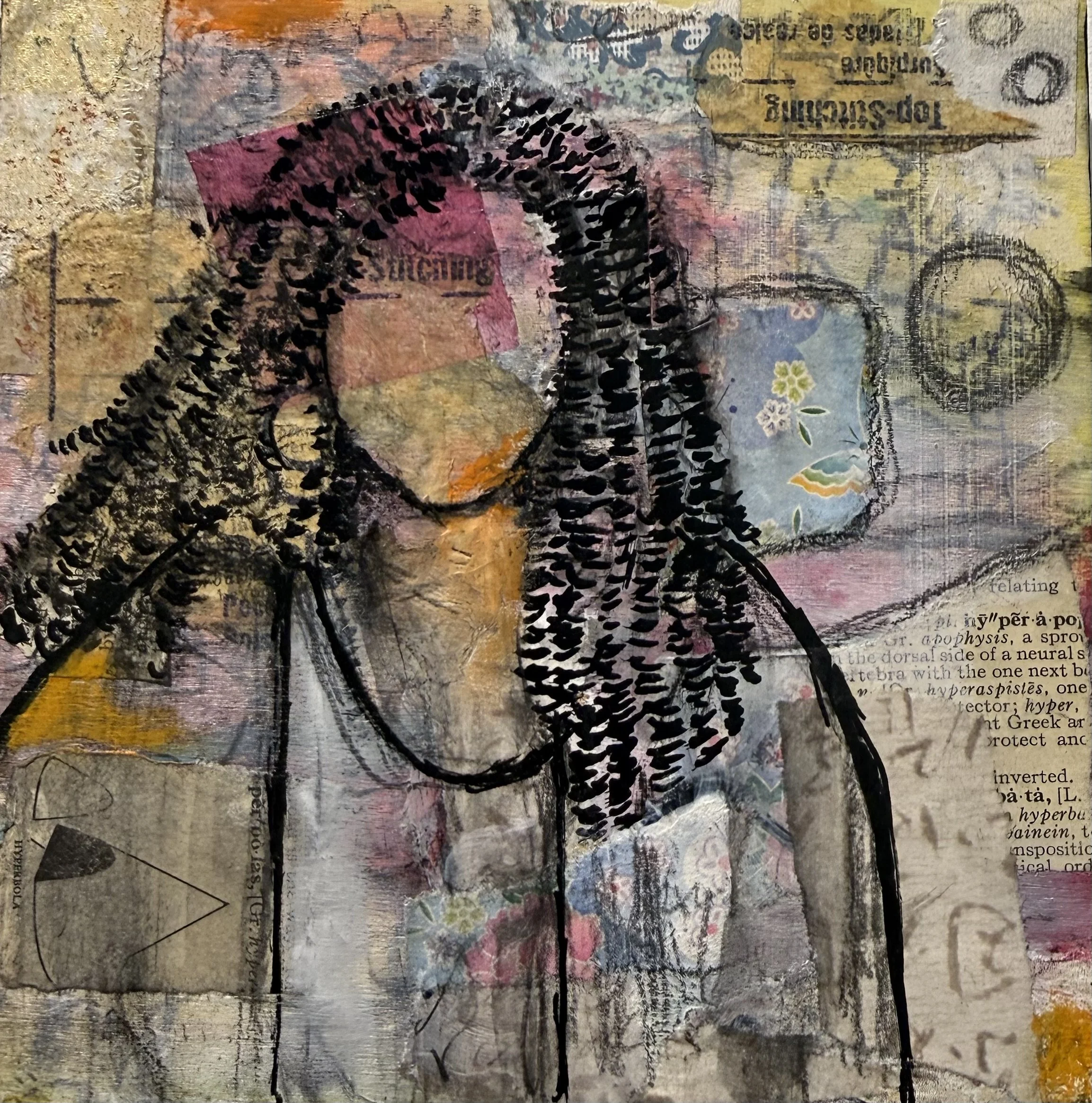 "Some Version of Myself" 6x6" Sold