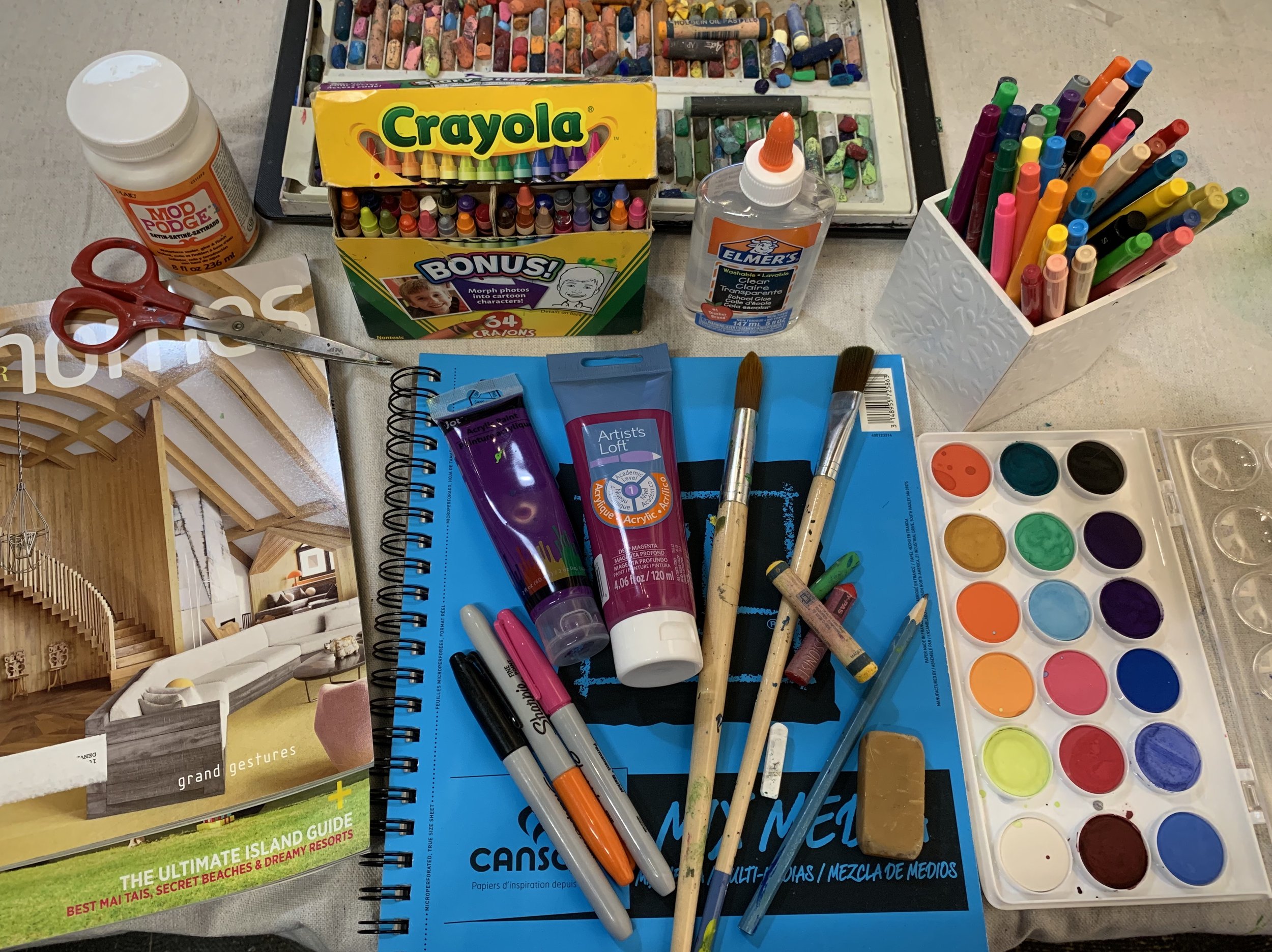 My Favorite Art Journaling Supplies – Art is Basic