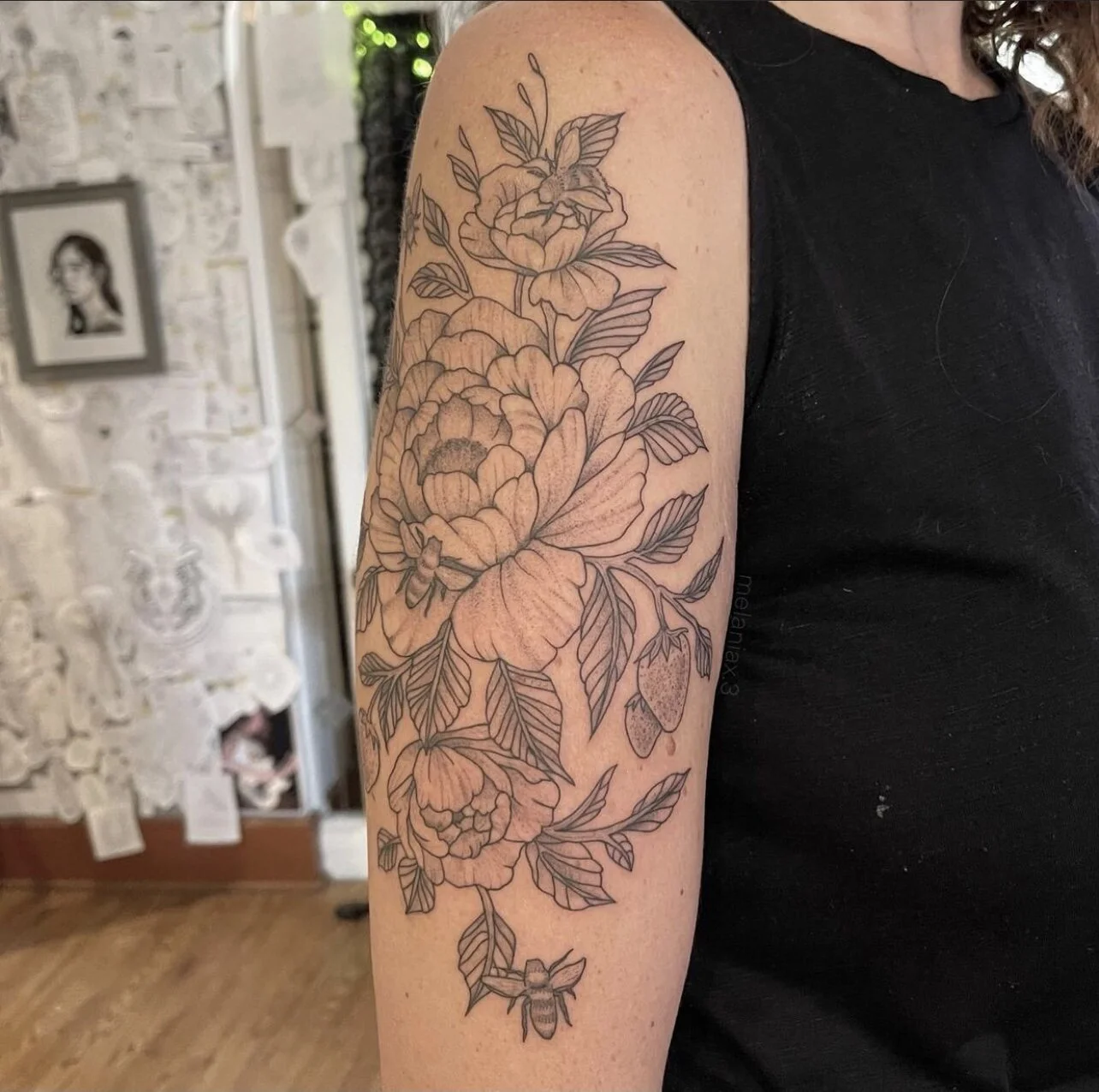 Floral Sleeve Tattoo