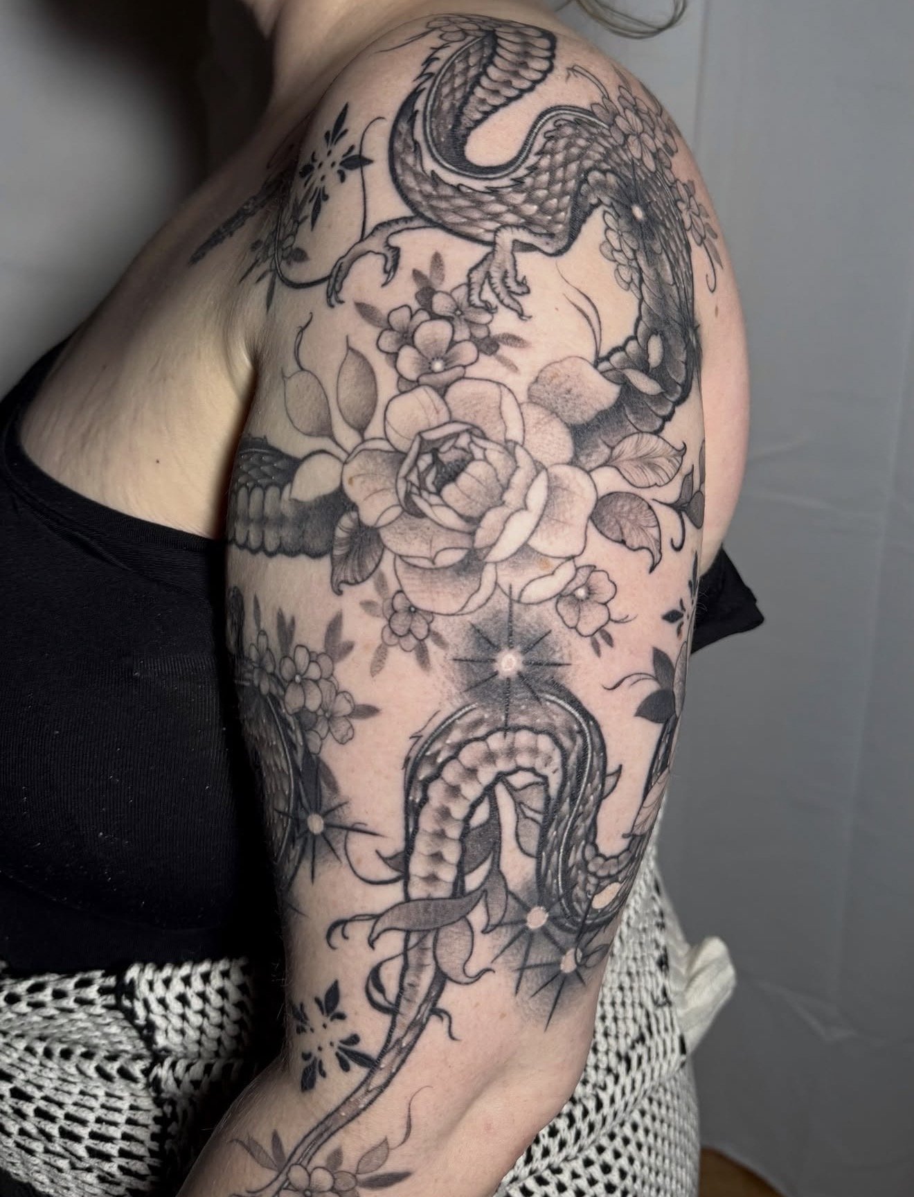 Dragon Sleeve Tattoo