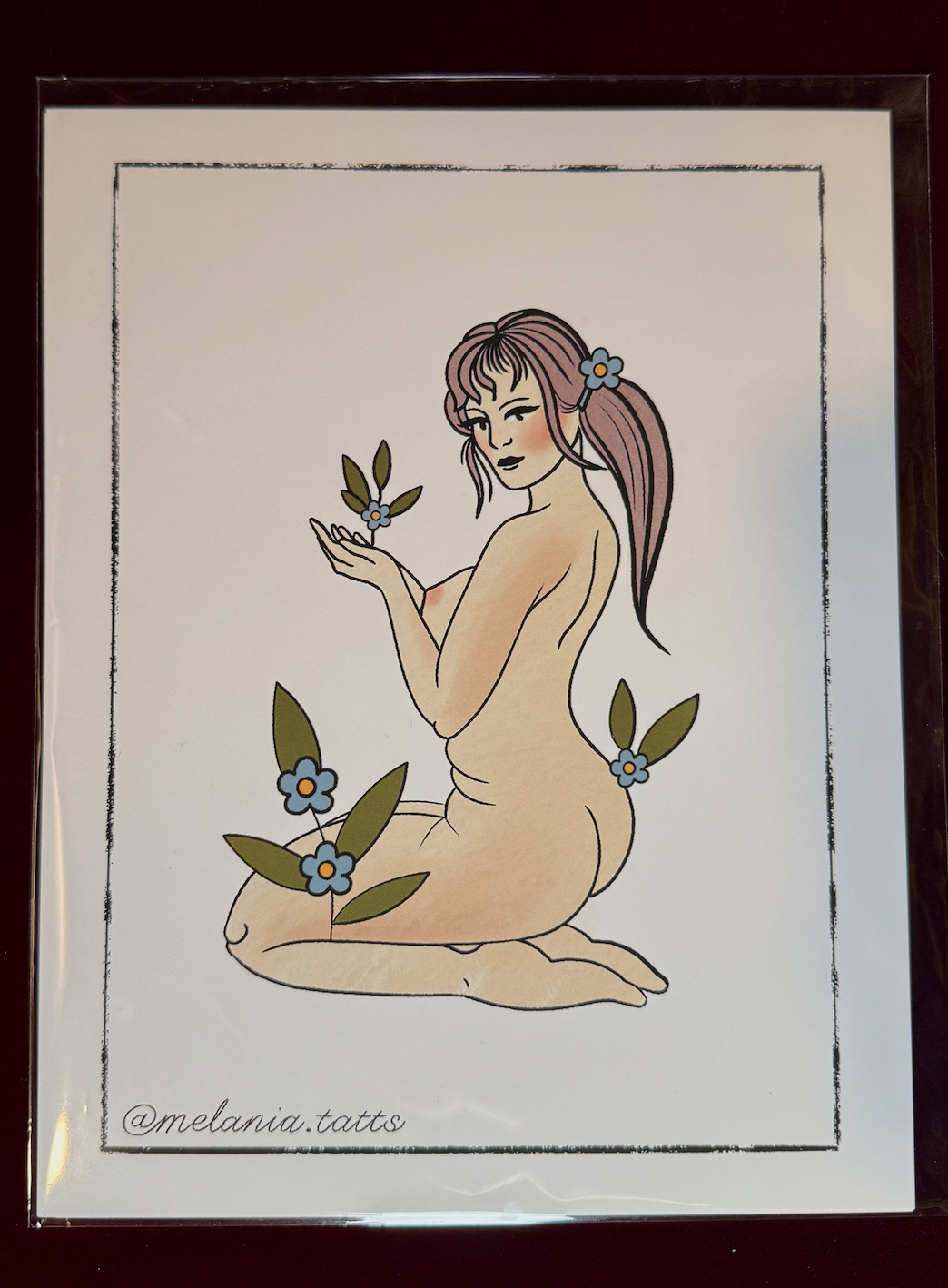 Shop the Art Deco Ladies series by Seattle tattoo artist Melania Tatts