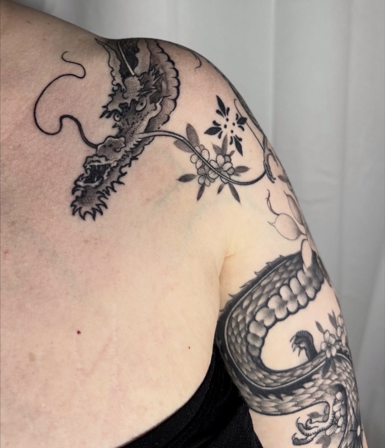 Dragon Sleeve Tattoo