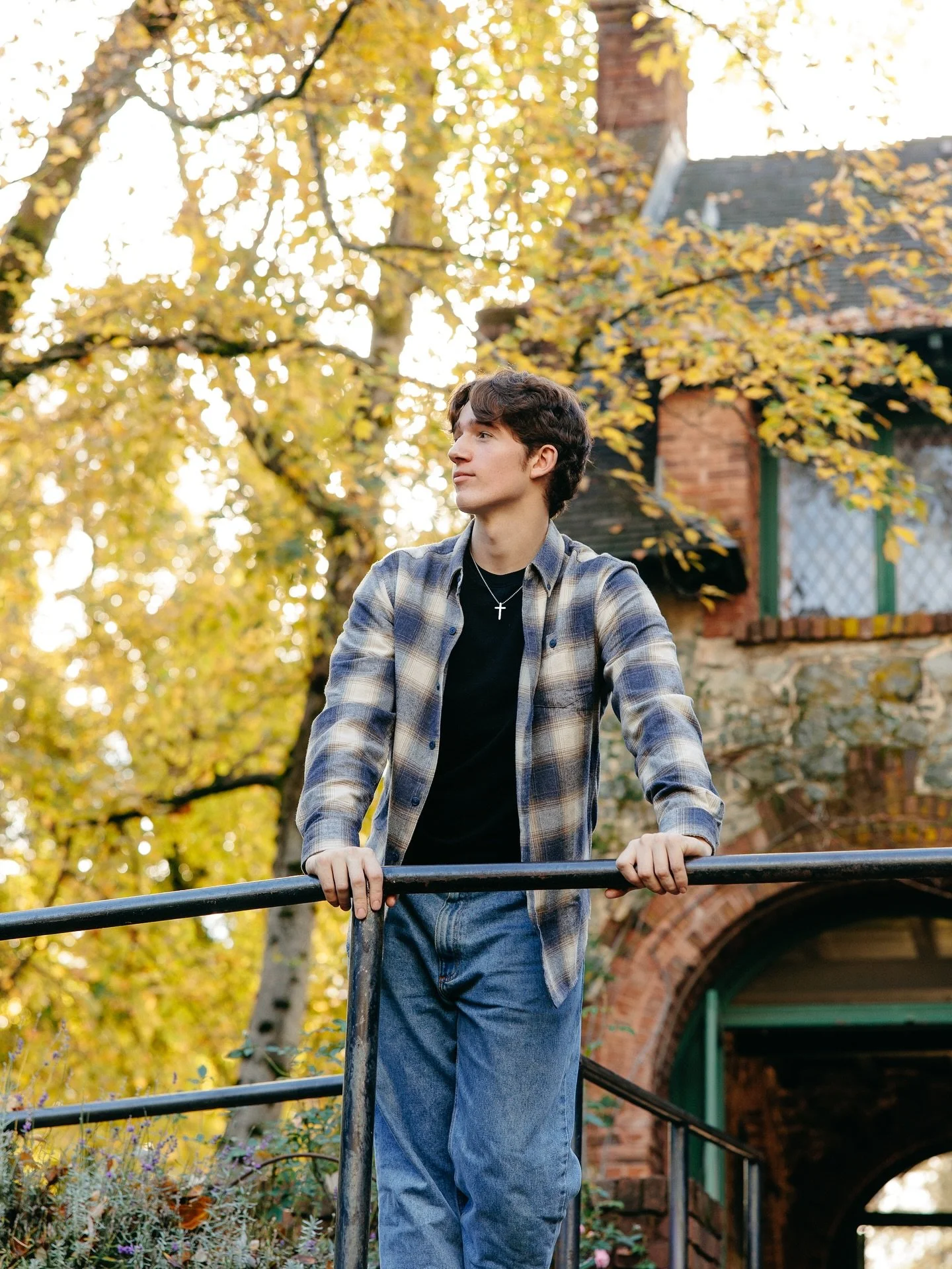 Fall photos at the Empire Mine? Peak. 
Thanks for trusting me with your Senior session Soren! loved shooting with you.

#seniorphotos #seniorphotography #classof2026 #seniorportraits #seniorinspo 
#empiremine #grassvalleyphotographer #nevadacityphoto