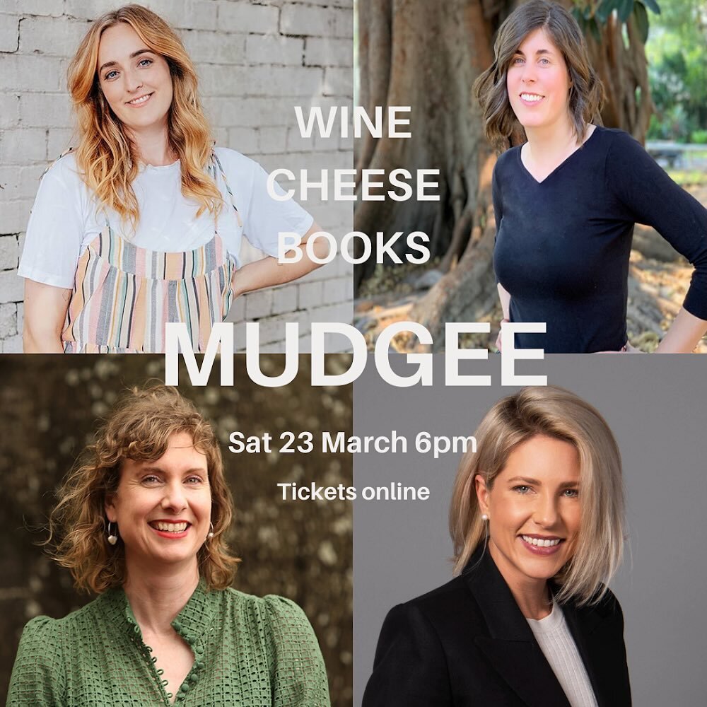 A rom-com, a crime thriller and a sad girl novel walk into a bar&hellip; what do you get?

Wine, cheese, pizza, books. Good conversation. Probably lots of laughs.

Me and my mates @clarefletcherwriter @akalagianblunt and @summerlandwrites will be tal