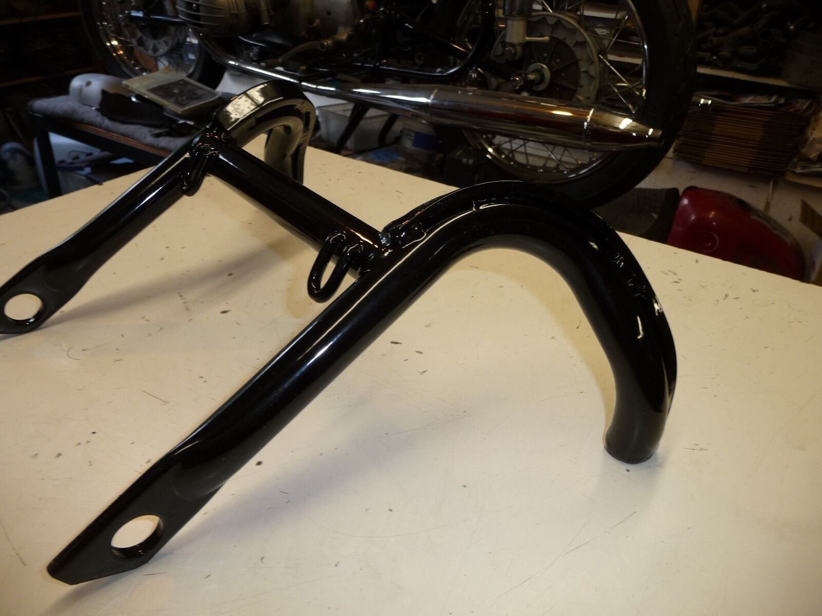 1985 BMW R Series Center Stand Powder Coated & Reinforced 004.jpeg