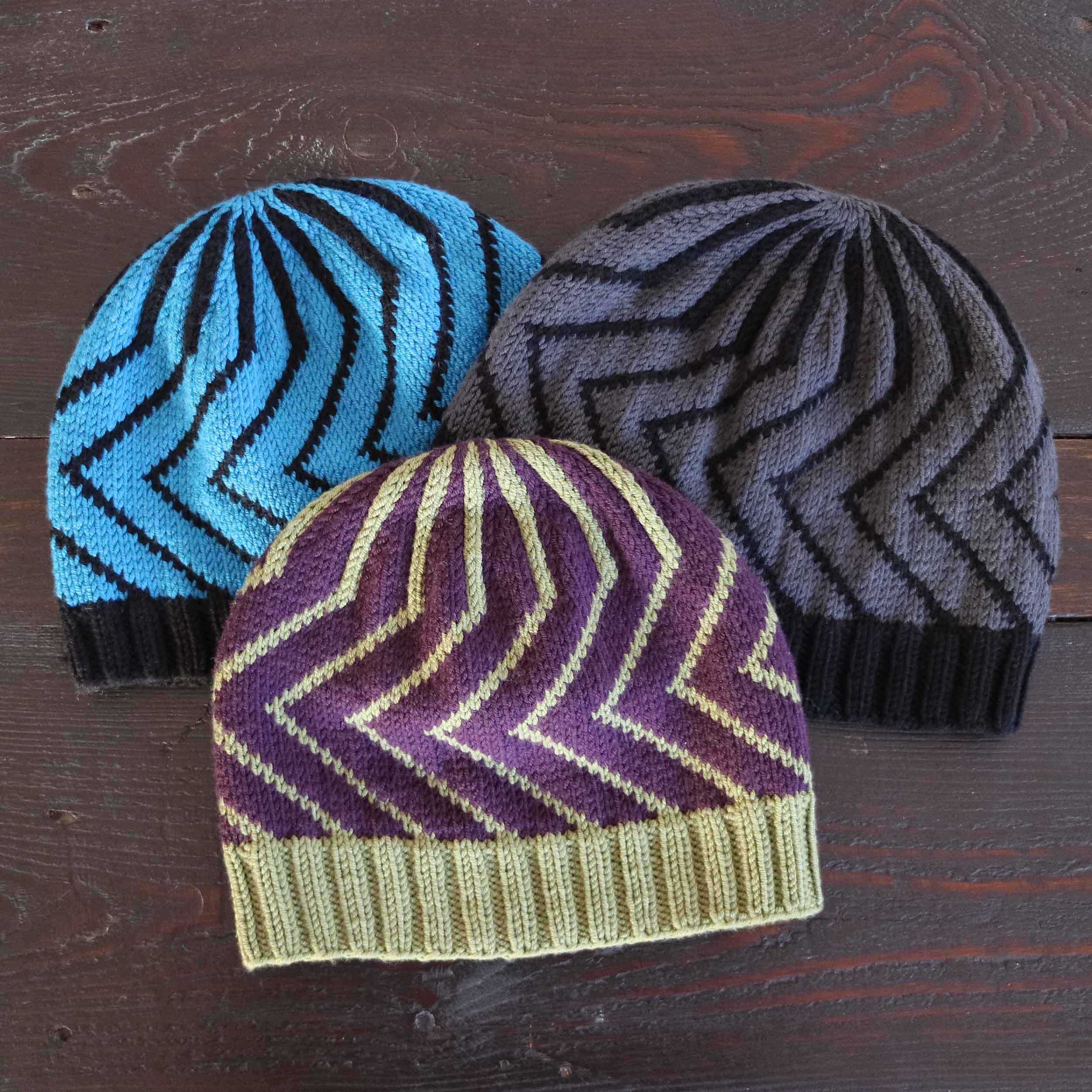Pivot fitted beanies in various colours