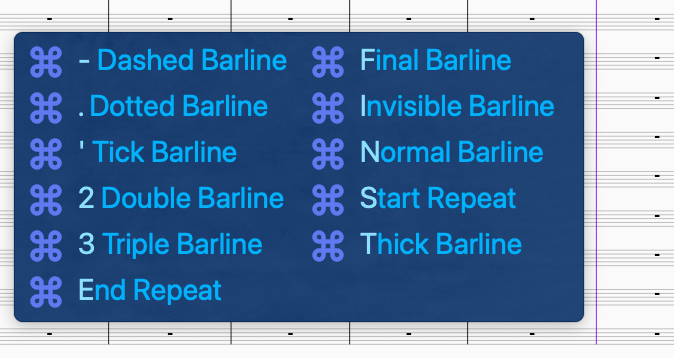 Spotlighting Conflict: Keyboard Maestro’s Bar Line Palette in Sibelius