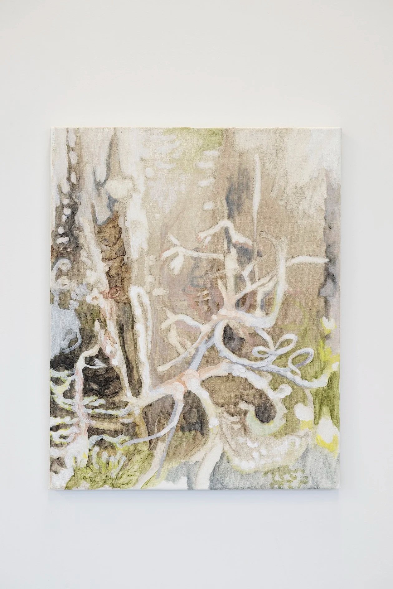 Bone Citadels (2024) Oil on canvas, 50 x 40 cm