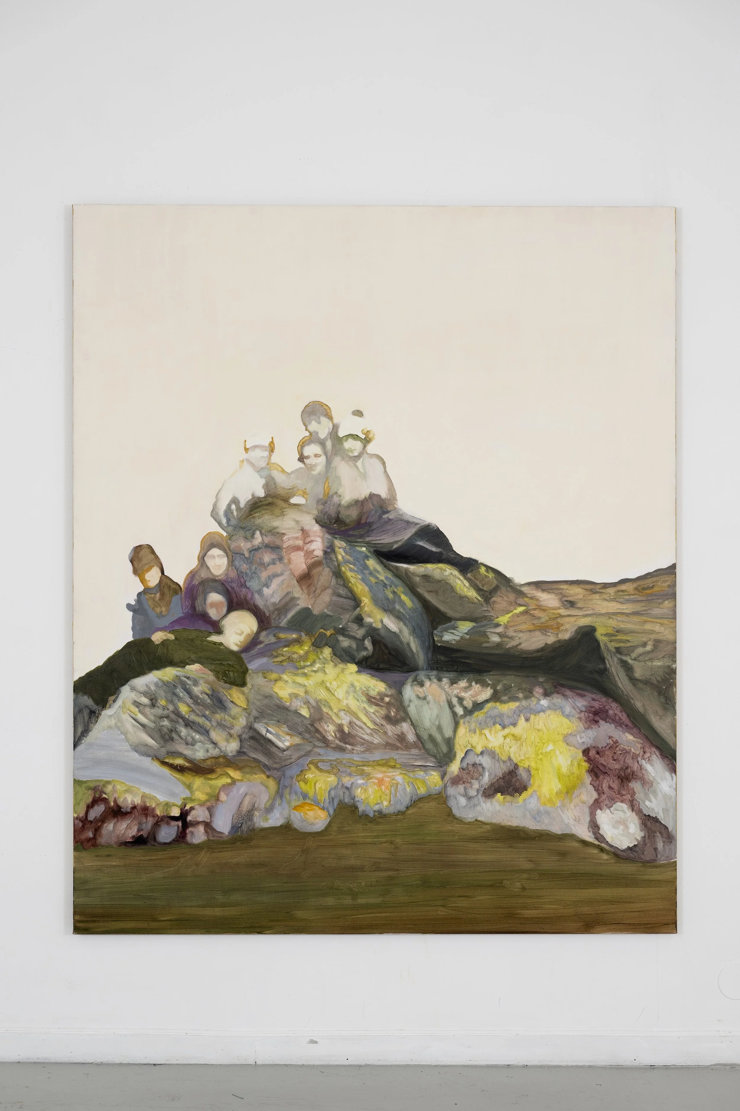 The Sermon (2023) Oil on canvas, 170 x 135 cm