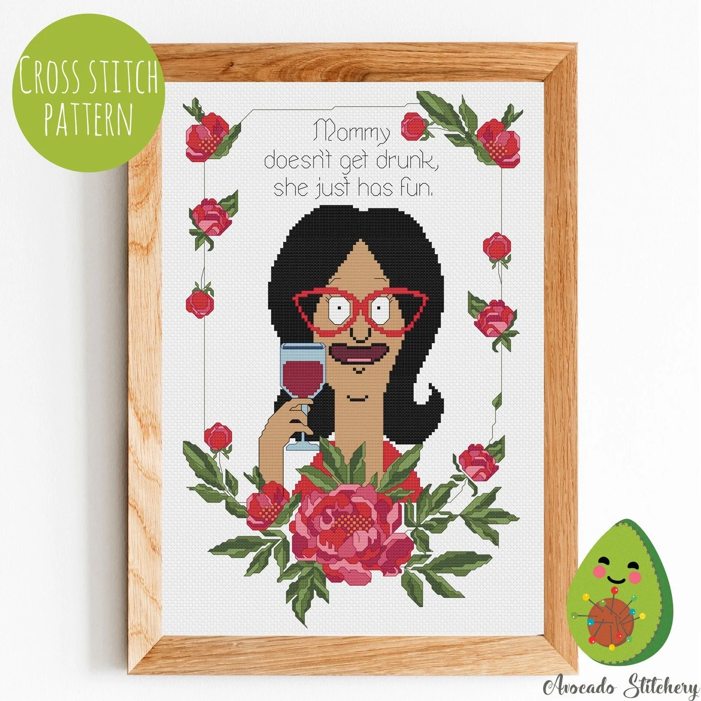 Happy Thursday! I'm having a Mother's Day sale on my website! You can get 25% off your purchase using the Coupon Code: MOTHERSHOPPER 😊. Happy Shopping!🖤
&bull;
&bull;
You can find this pattern on my website! 🥑
&bull;
&bull;
&bull;
#crossstitch #di