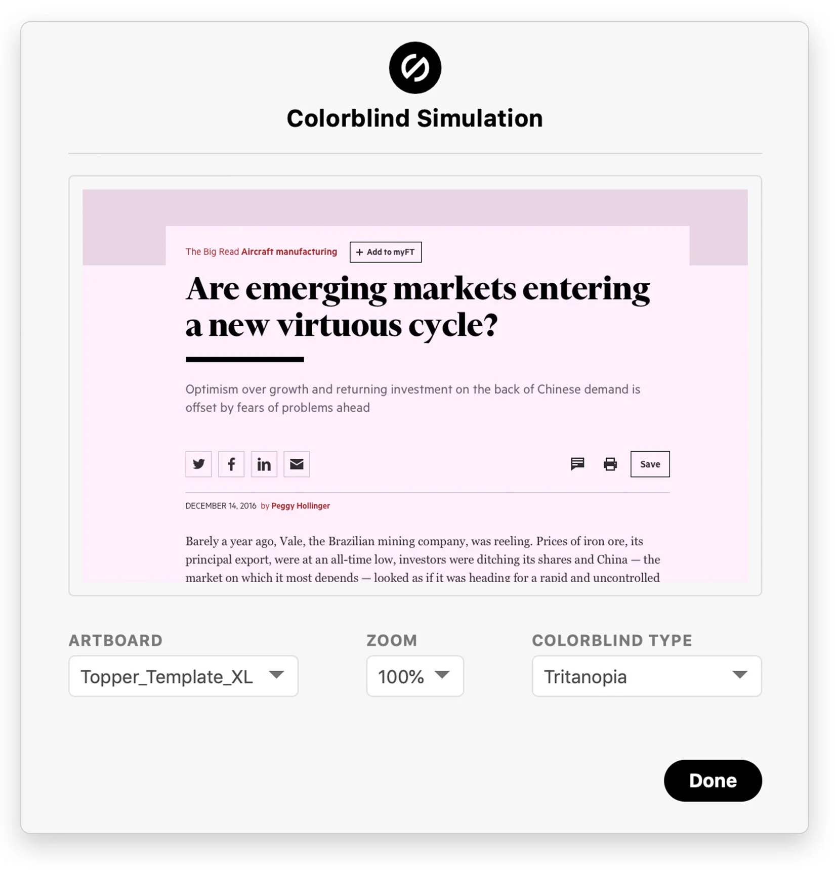 Stark for Sketch - A colour-blind simulator and contrast checker.