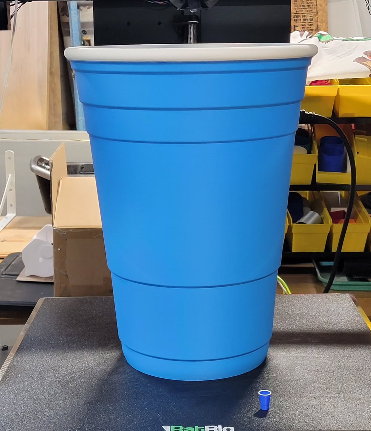 @wife_in_miniature got the coupon!!! It was a blue solo cup!!!! 1/6 scale cup on the bottom there for size reference 😊