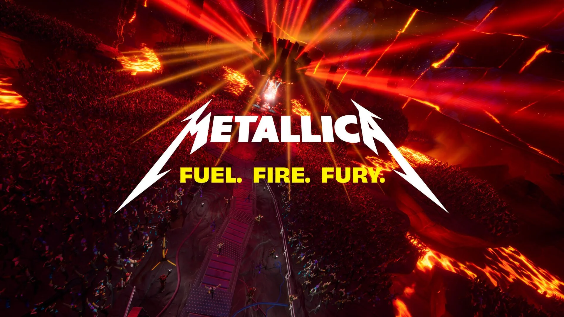 Fortnite x Metallica: Fuel. Fire. Fury.
