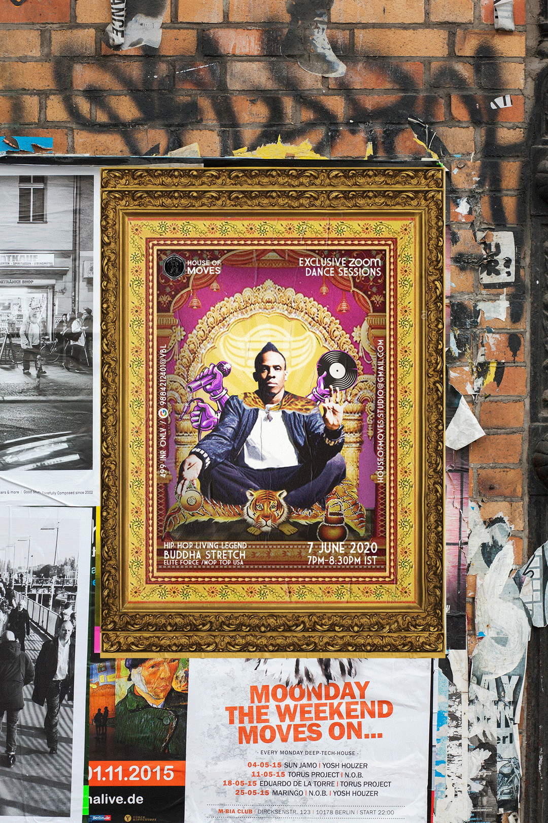 Flyer design for House of Moves