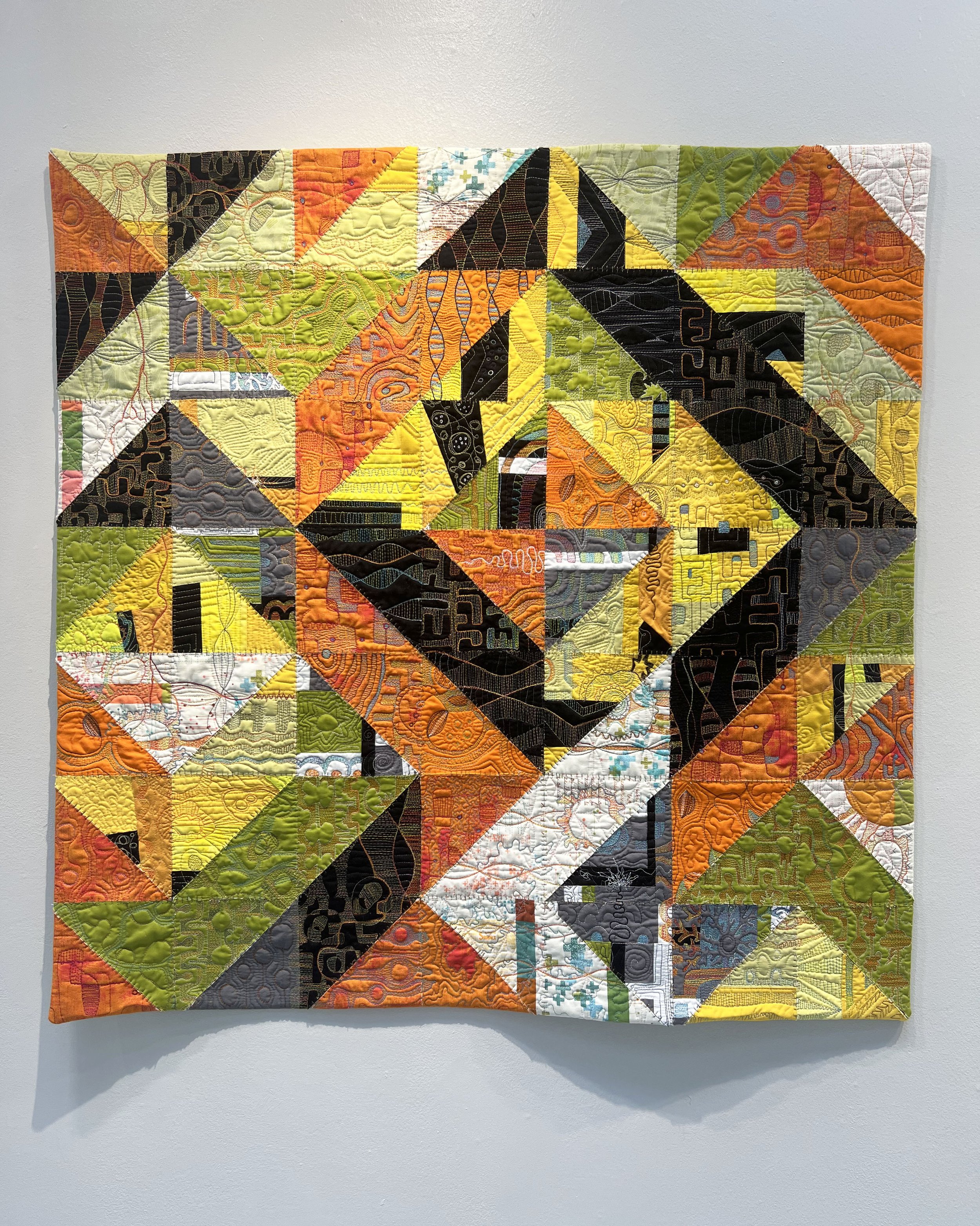 Inheritance, 40"x40" Quilt, 2022, $2000