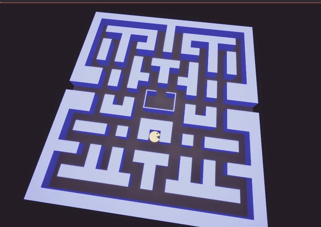 😊 Been tweaking Unreal C++ a little bit as practice for the past few days - Remaking Pacman in 3D to wash down the lovely horror atmosphere of &quot;Space Within&quot; (If I may say so myself 😁)

#pacman #fungame #cplusplus