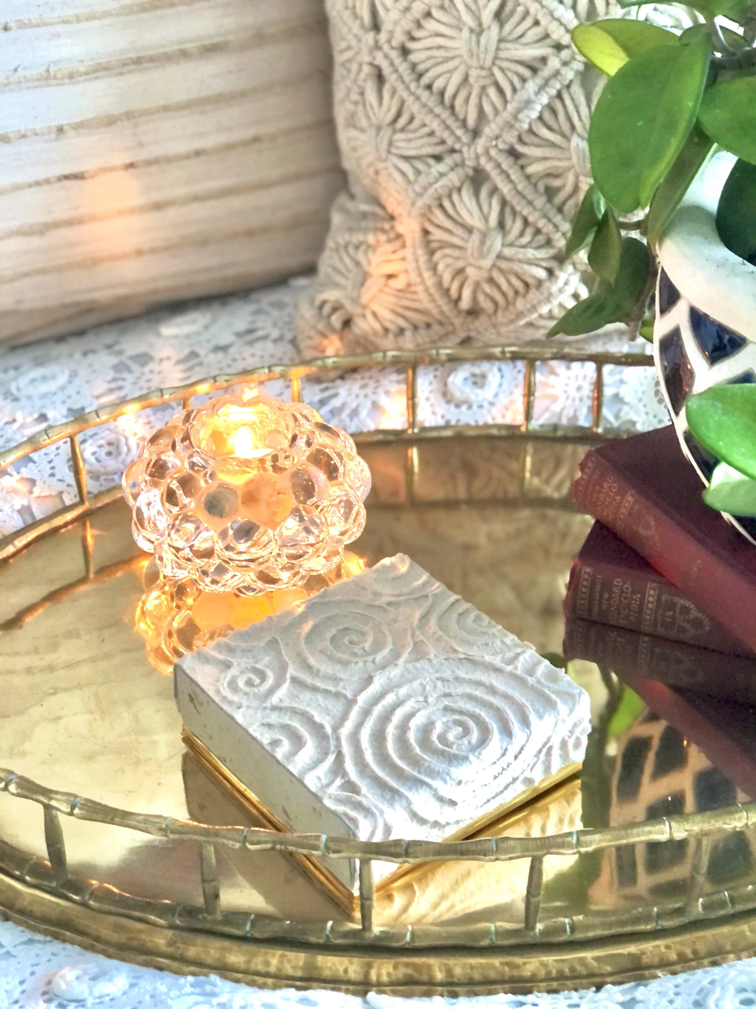 Fibrous hand made match box gift