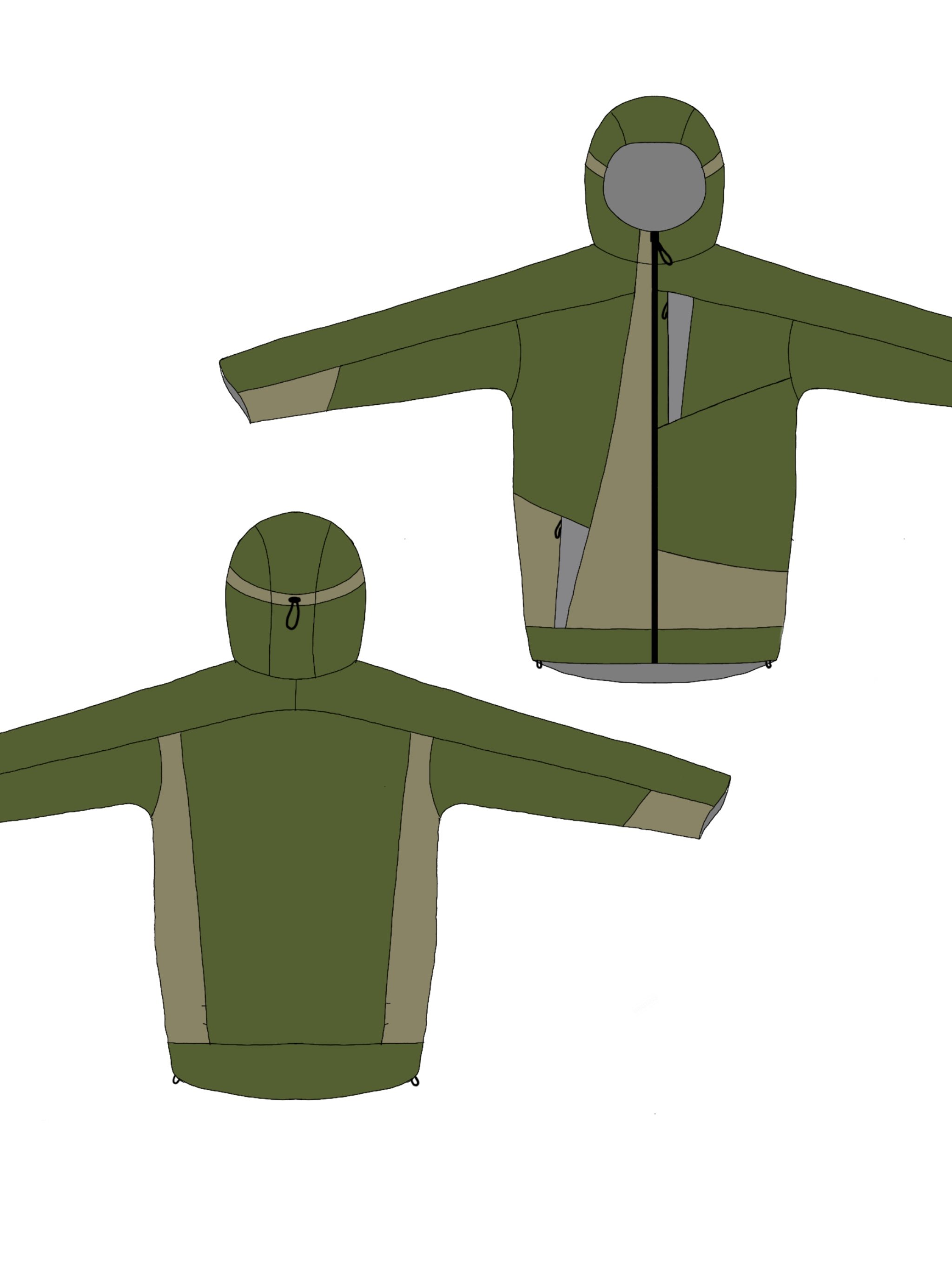 FT Sketches - 'Asymmetrical Jacket' (2024)