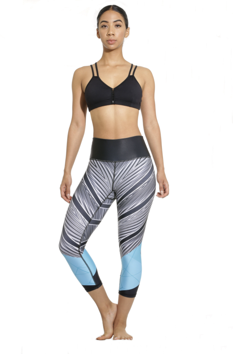 Abstracto Capri Leggings — SWE Clothing