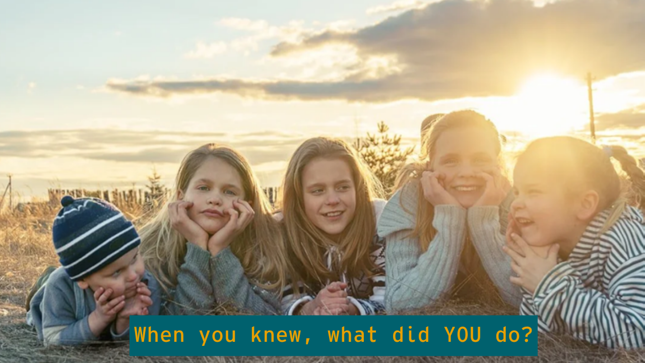 What did YOU do?