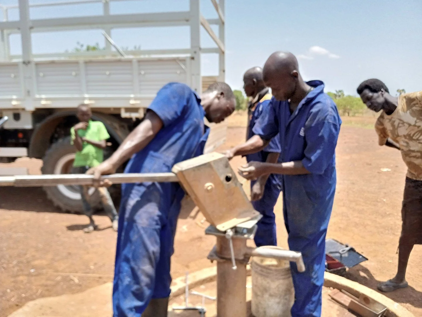 Behind the scenes with our Well Rehabilitation Team in South Sudan 🔧💧 

While clean water transforms lives, it takes real people, real tools, and real dedication to make it possible.

Every day, our rehab team travels across remote areas to bring a