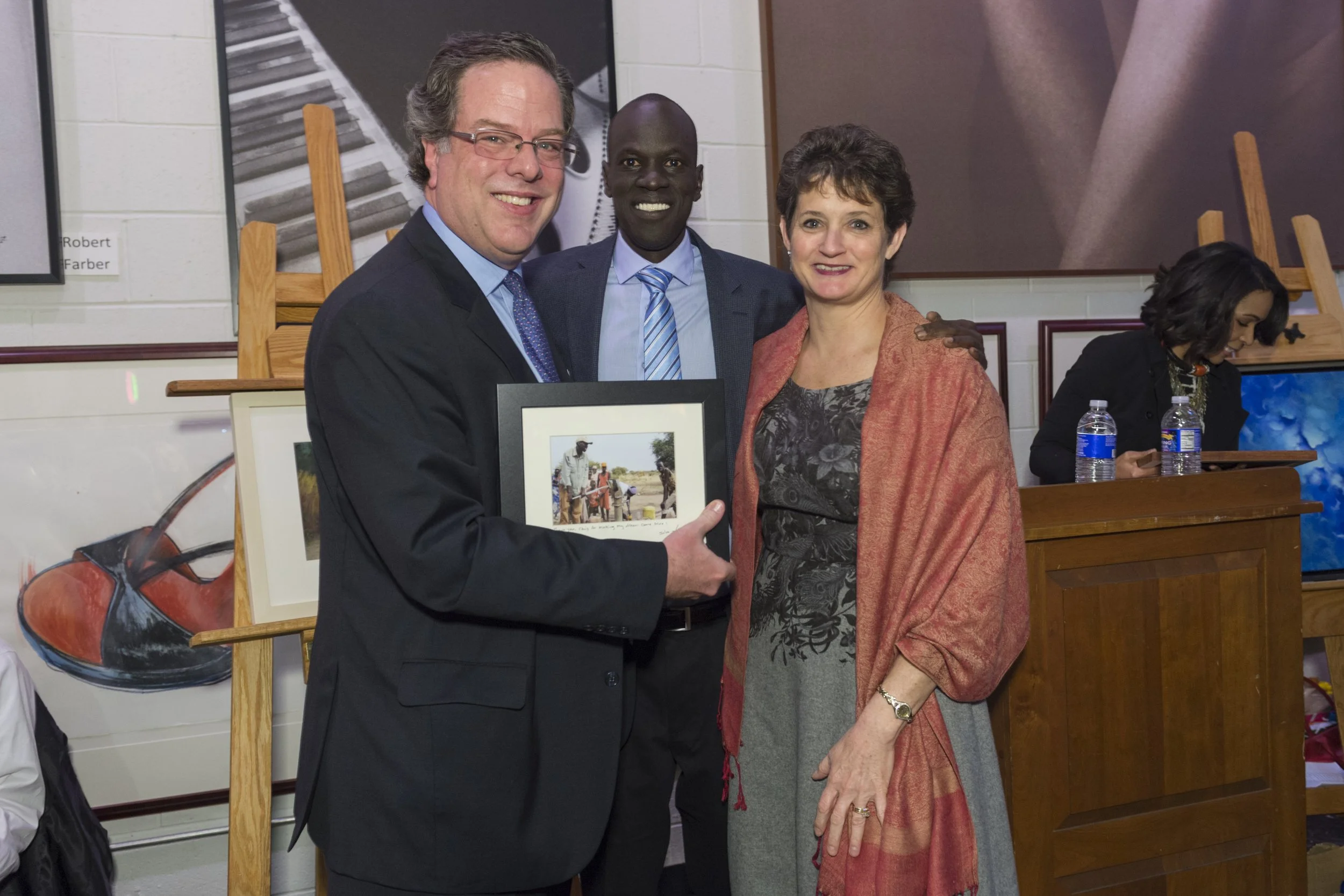 Chris Moore, Salva Dut, and Louise Moore