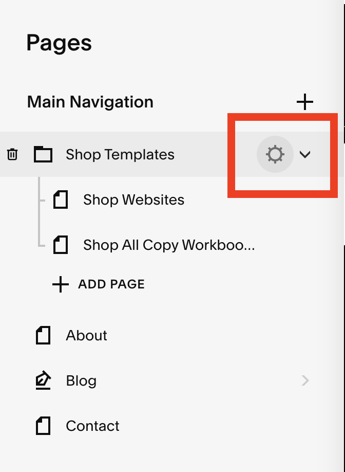 photos showing page navigation