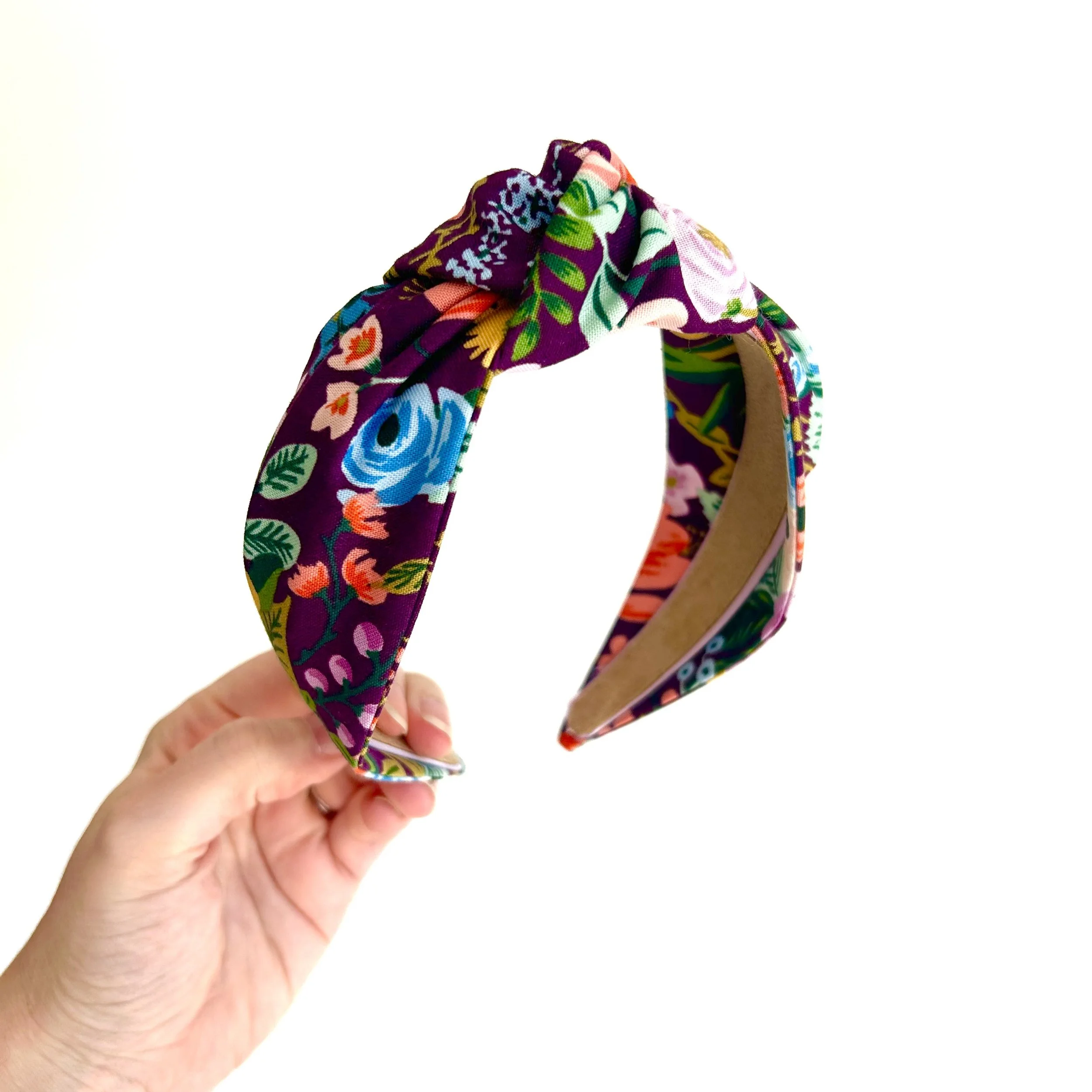 Rifle Paper Company Garden Party Purple Knotted Hairband