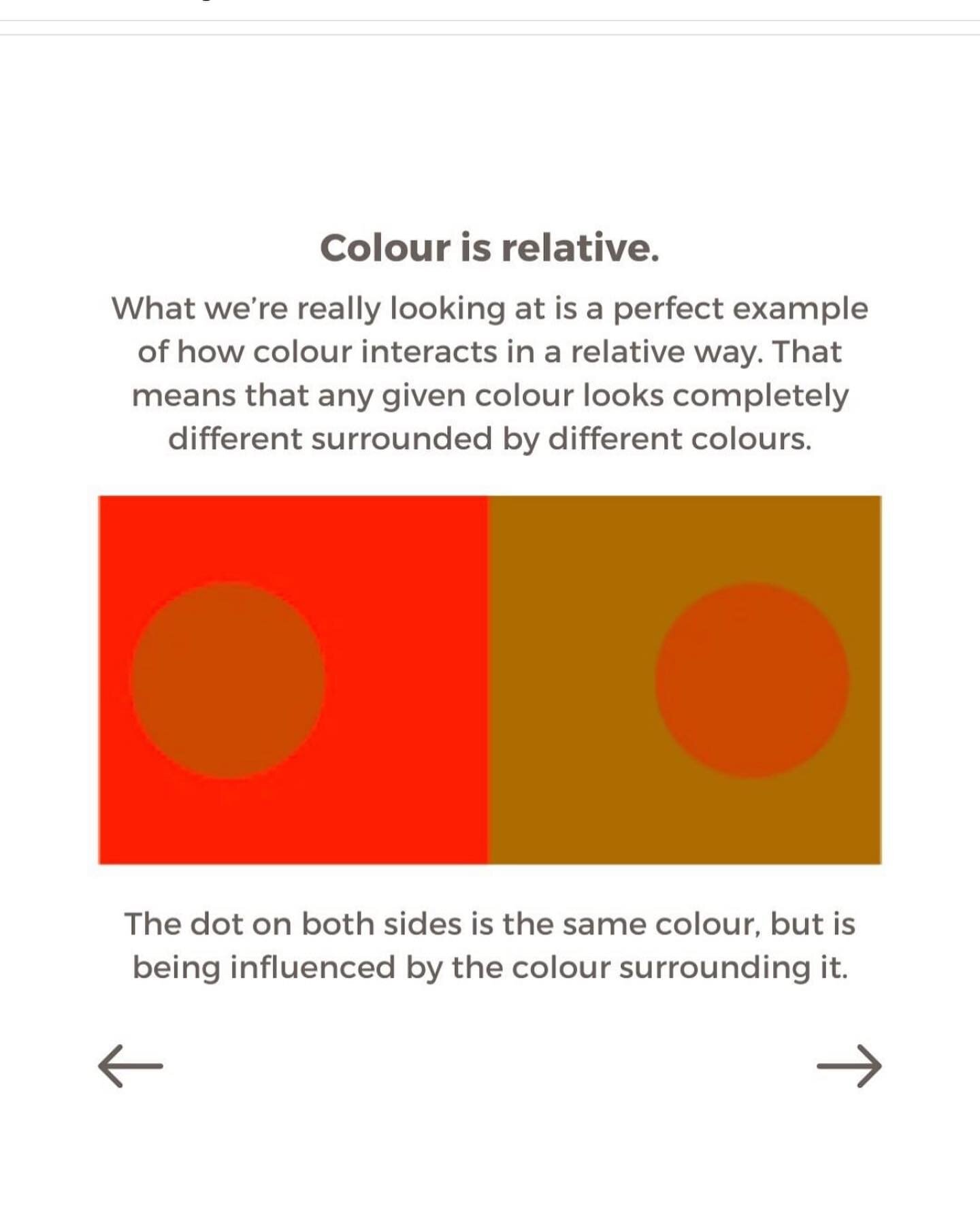 &ldquo;Color is relative&rdquo; @mariakillam  is an undertone genius and is who I got my color specialist certification from. Check out why I always tell you to get that white piece of paper before you look into your new paint color! Contact me to pi