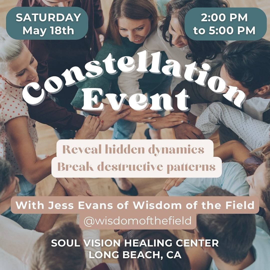 🌟 Join us for an unforgettable Constellations Event at Soul Vision Healing Center! 🌌

Experience the transformative power of this enchanting healing practice, as seen on Netflix&rsquo;s S3x, Love &amp; Goop Episode #5. 

Now, you&rsquo;re invited t