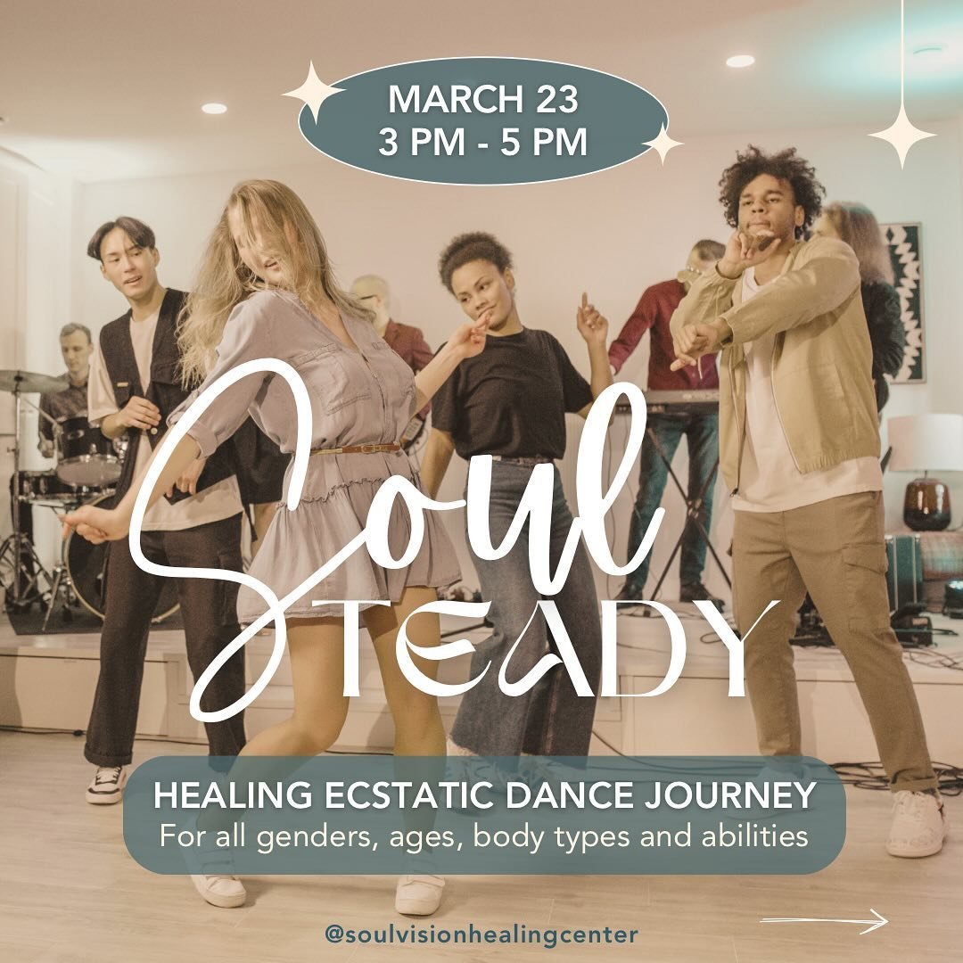 Dance your way to healing 🕺🏿👯🏽&zwj;♂️ 

Open to ALL physical abilities. No dance experience required. Just show up and let your body guide you. ✨️ 

We use the transformative power of  music &amp; dance for fun &amp; healing. Latina led w/plenty 