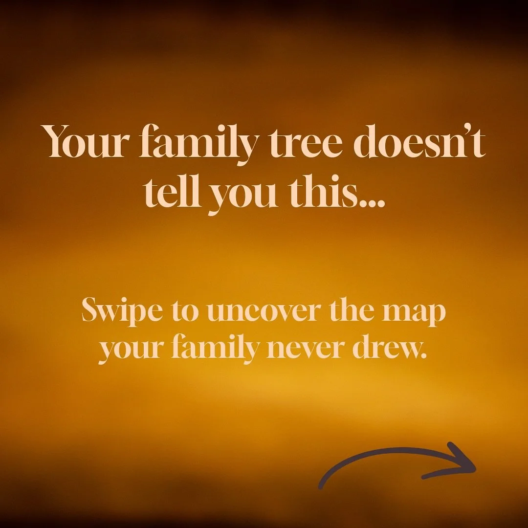 🧬 Decode Your Family&rsquo;s Emotional DNA

A genogram goes deeper than a family tree.
It&rsquo;s a map of the patterns, connections, and inherited dynamics that quietly shape your relationships, health, and life choices.

When you see the patterns,