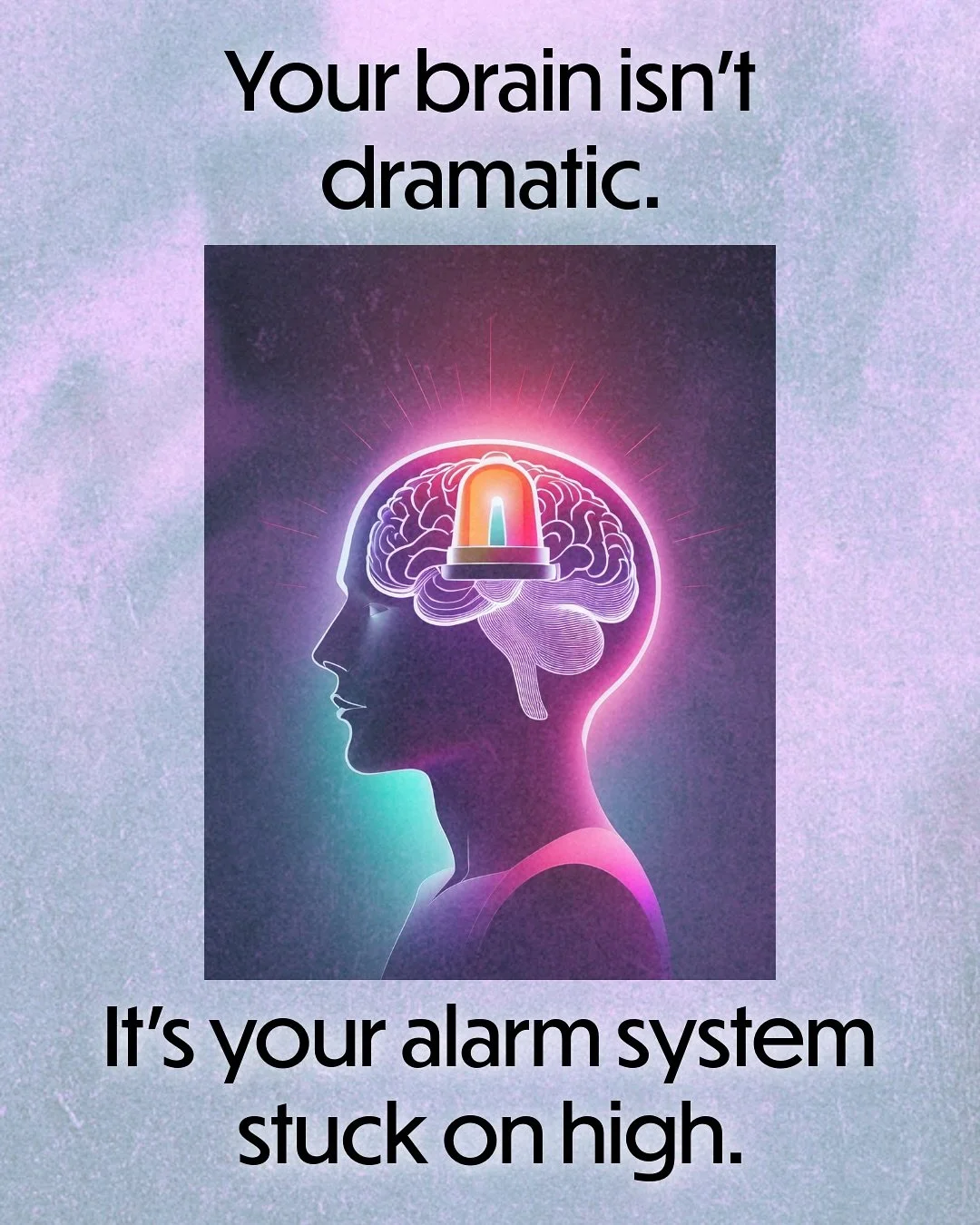 That panic, overthinking, or &ldquo;overreaction&rdquo;?
It&rsquo;s not weakness &mdash; it&rsquo;s your amygdala stuck in survival mode.

🧠 Science shows trauma rewires the alarm system in your brain.
But micro-practices can rewire it back toward s