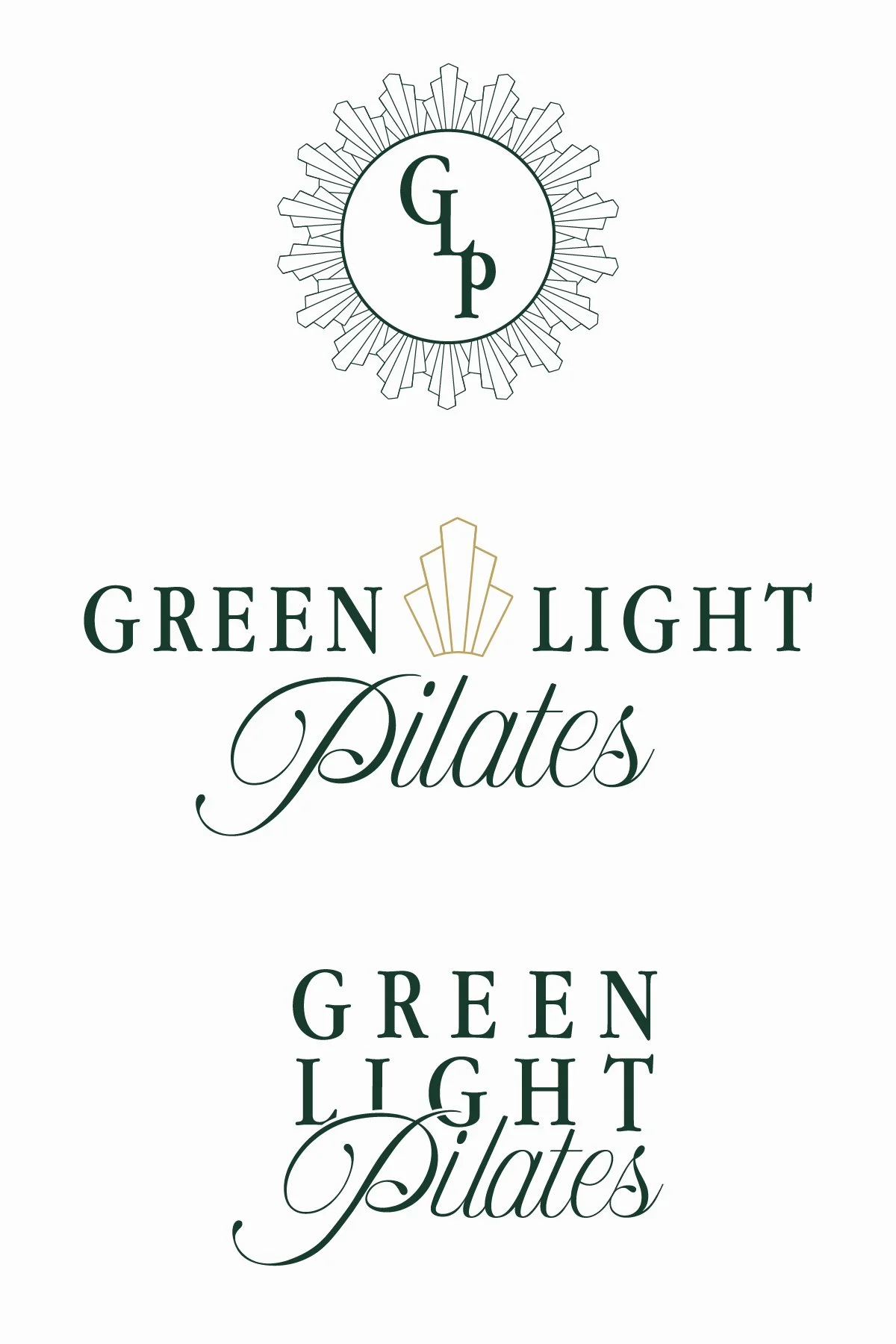 Green Light Pilates: full branding package