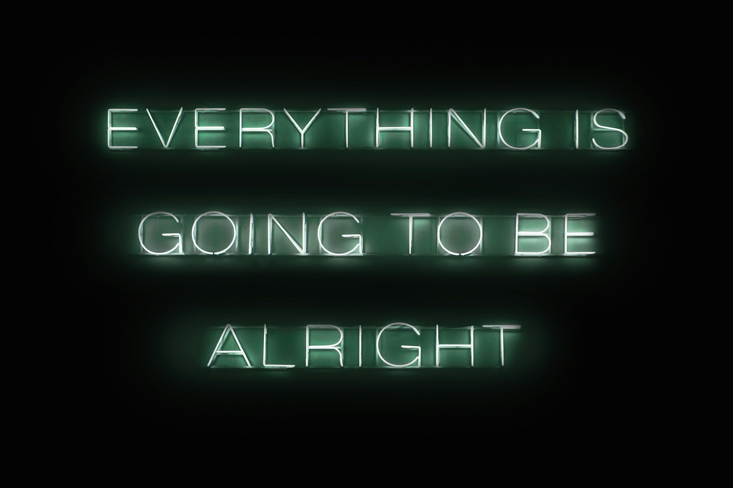 Neon sign saying "everything is going to be okay" EMDR therapy in Denver Colorado. EMDR therapy in Pennsylvania. Virtual EMDR therapy for trauma. EMDR therapist near me.