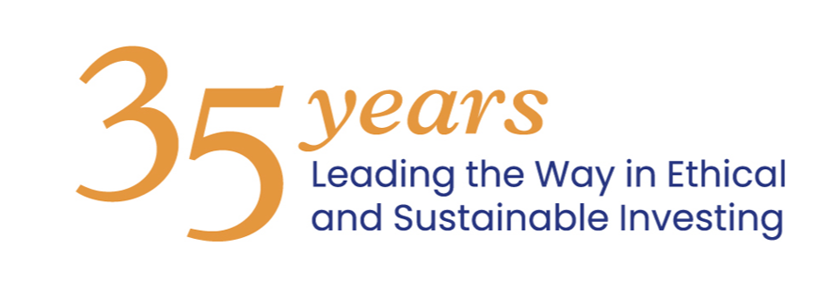 35 Years leading the way in ethical and sustainable investing