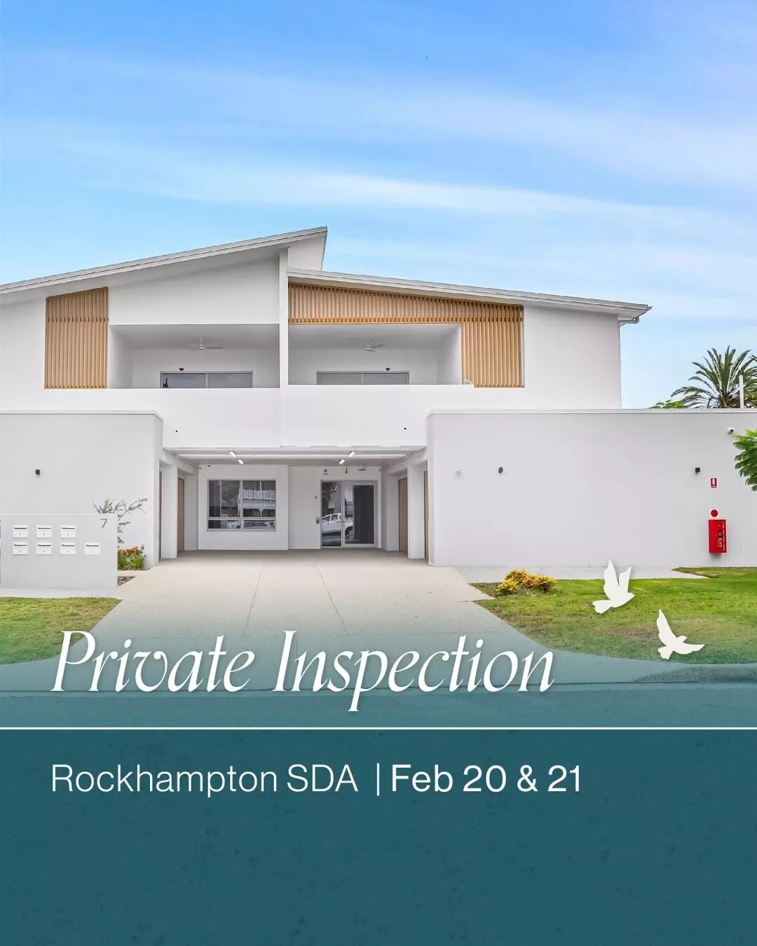 Take a private tour of our Rockhampton Specialist Disability Accommodation! You'll have the chance to see our industry-leading apartment up close, chat with the teams from InHab and Leben Homes, and discover all the steps to making your dream home a 