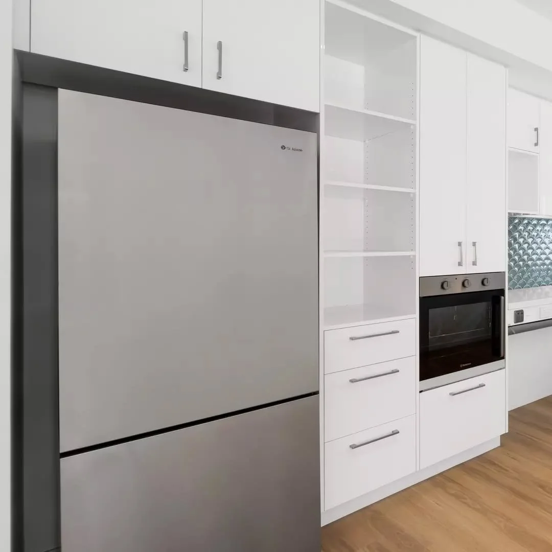 A kitchen designed to support greater independence.

"I love the oven because you can open it from the side and not up and down. And how the bench moves up and down." &ndash; Agatha, Leben Homes resident

Thoughtful features like adjustable