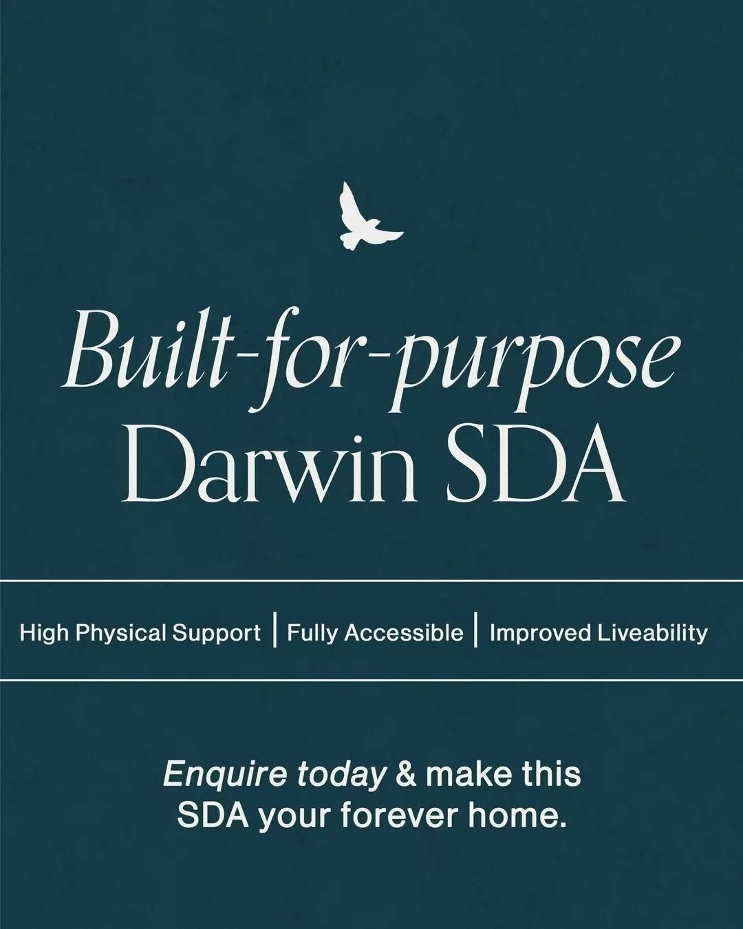 Now welcoming participants in Darwin 

Designed for High Physical Support, Fully Accessible and Improved Liveability, our Darwin SDA homes combine modern design with practical accessibility features that support comfort, independence and everyday liv