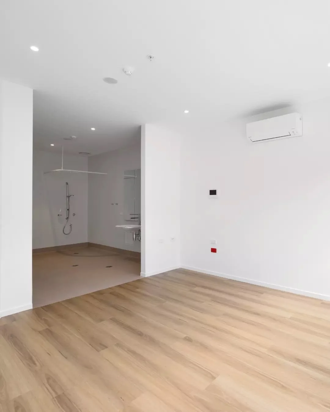 A bathroom should support your independence, not get in the way of it.

At our Traralgon SDA home, our accessible bathroom has been designed with space, functionality and everyday usability in mind, including a spacious open shower area and accessibl