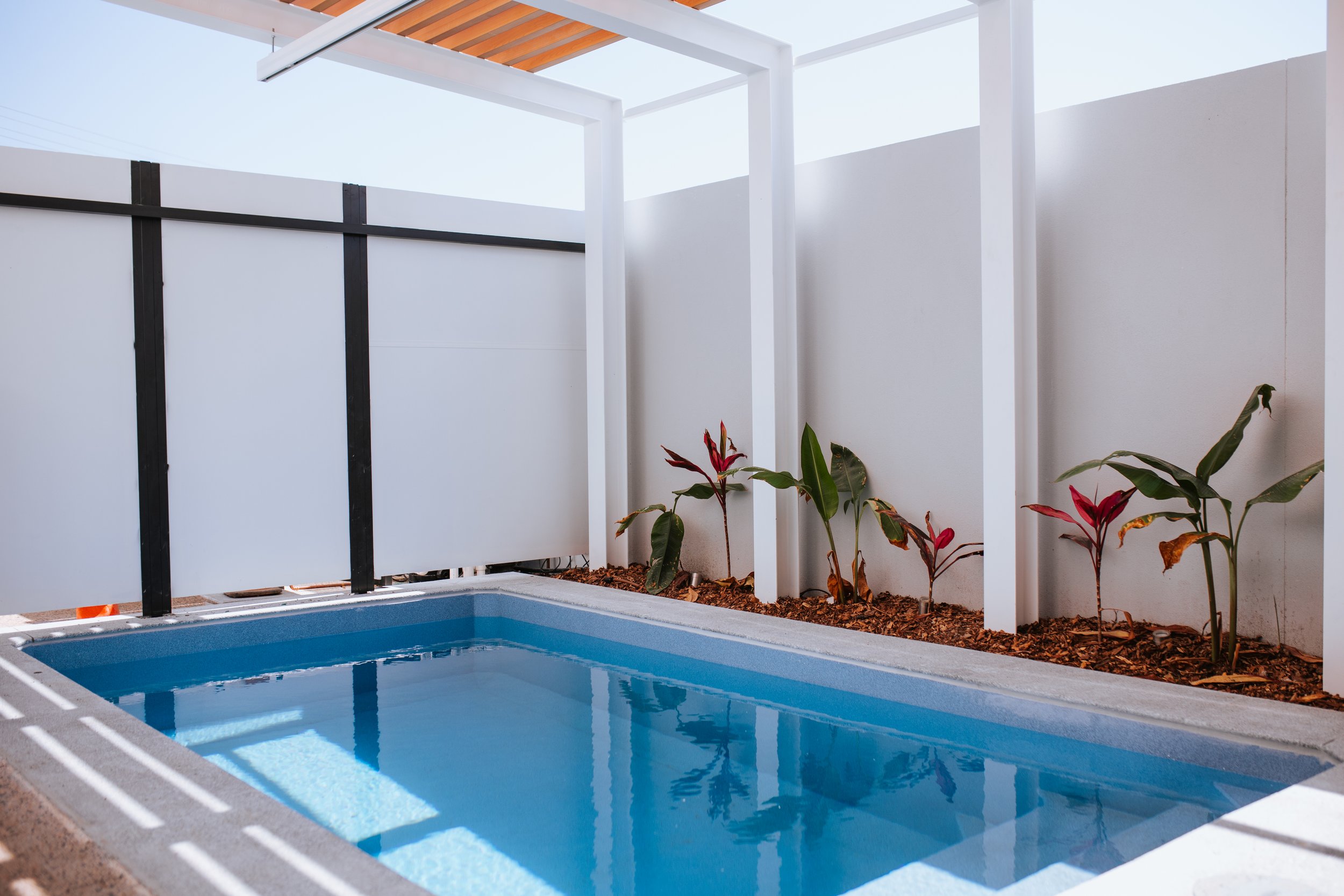 The hydrotherapy pool of a Leben Homes Specialist Disability Accommodation (SDA) in Bowen
