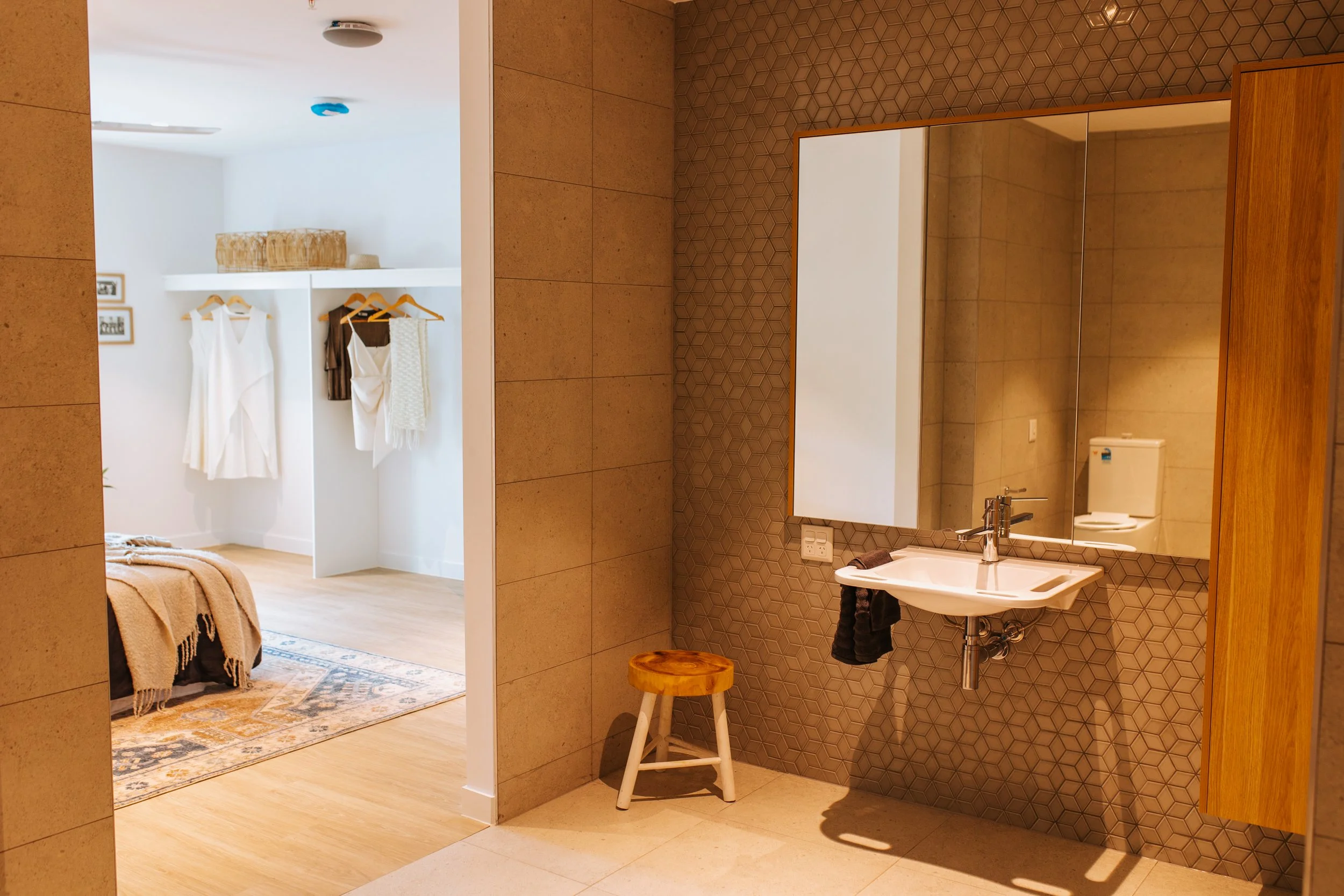 Accessible bathrooms at the Leben Homes Specialist Disability Accommodation in Bowen