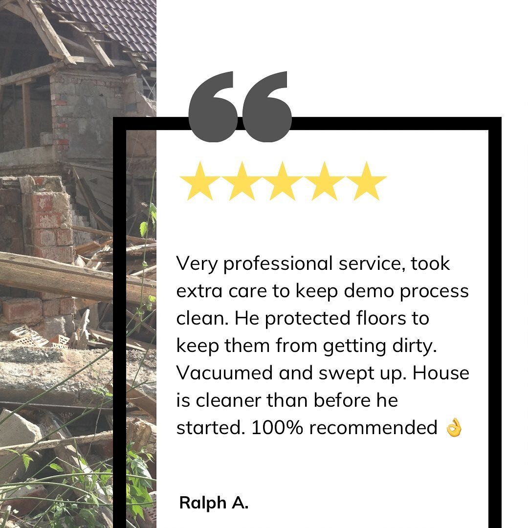 😊😊😊 We&rsquo;re here to help! Give us a call today!

⭐️⭐️⭐️⭐️⭐️

#junkremoval #demo #fivestar #clearview #clearingtheway #workhard #entrepreneur