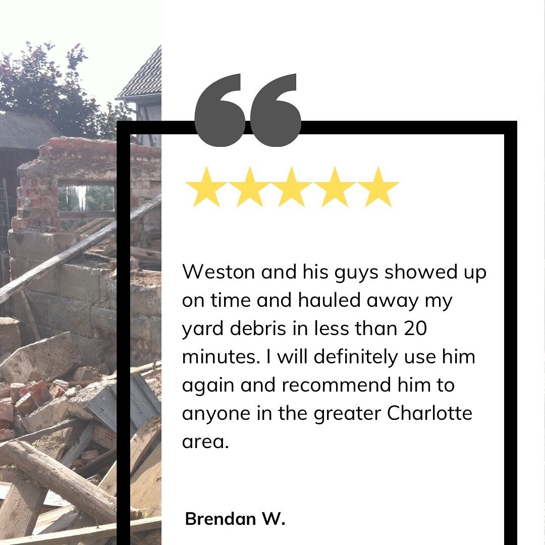 We love a happy customer! 🤗 Give us a call today!

⭐️⭐️⭐️⭐️⭐️

#debri #junkremoval #demo #fivestar #clearview #clearingtheway #workhard #entrepreneur