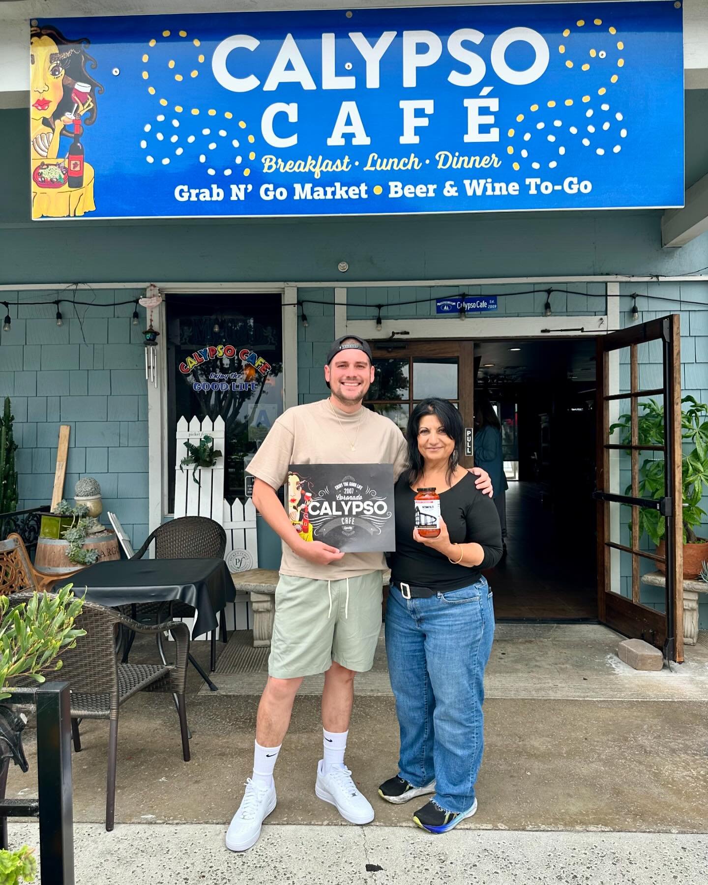 WHAT A MONDAY! 🚀🤪

The Calypso Cafe (@calypsocoronadocays) is now carrying our full line of sauces at their location on the Silver Strand between Coronado and Imperial Beach! An amazing lunch spot on the water with a well curated specialty market, 