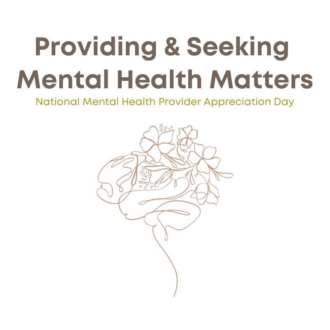 National Mental Health Provider Appreciation Day is tomorrow! 🥳 Let&rsquo;s plan a celebration before the weekend hits. 

Whether it&rsquo;s appreciating your provider of mental health or simply supporting your own step of reaching out, I stand with