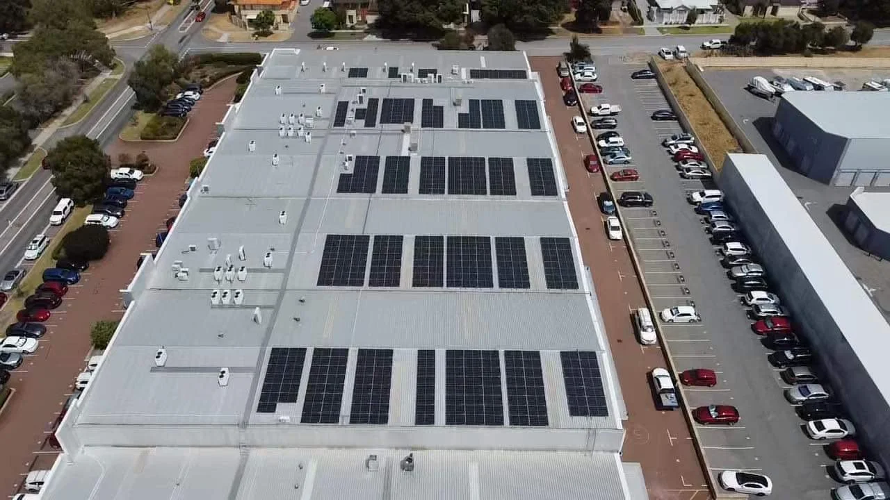 Infinity commercial solar installation